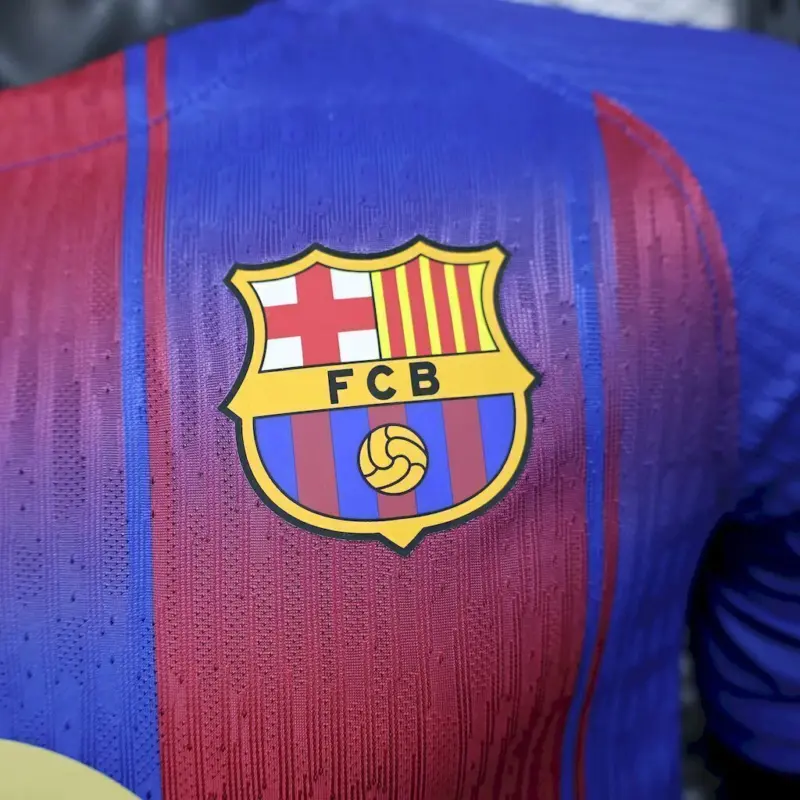 Camisa Barcelona Home Jogador Detalhes