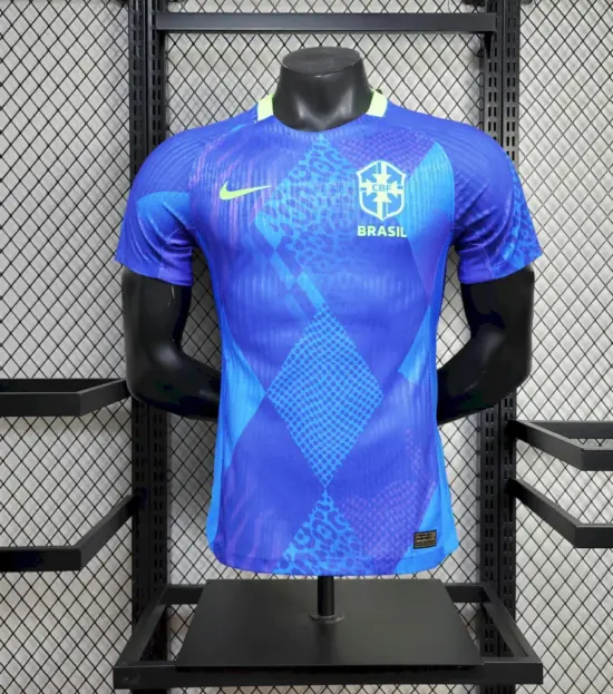 Camisa do Brasil Azul - Away jogador1 Camisa do Brasil Azul Away Jogador