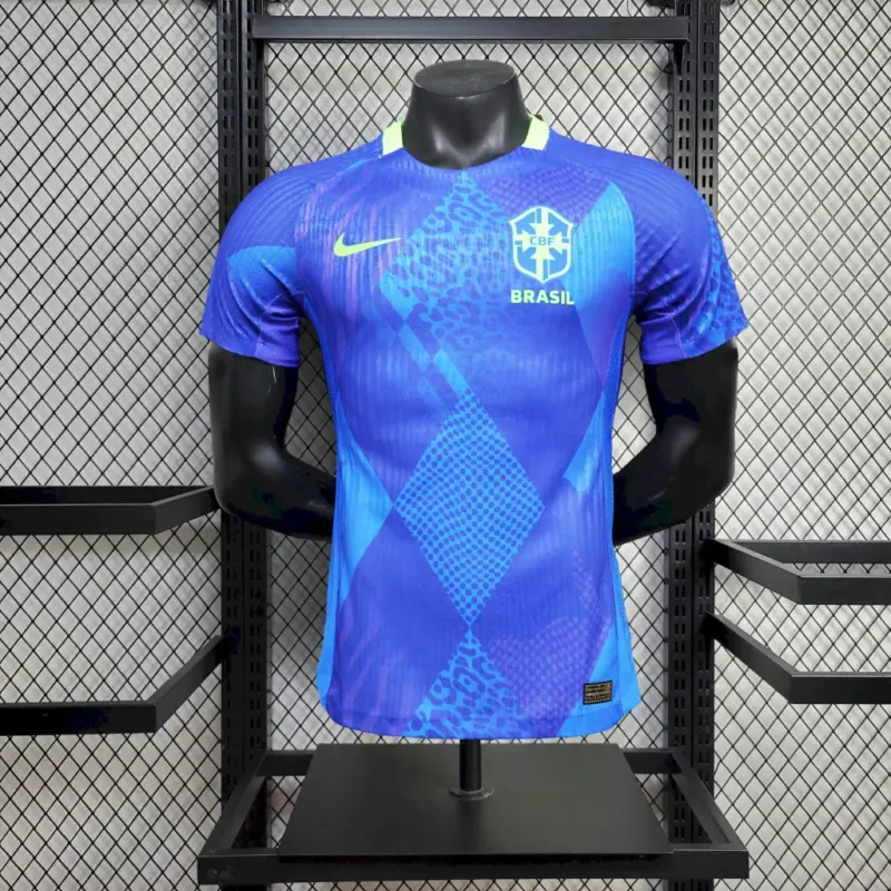 Camisa do Brasil Azul - Away jogador1 Camisa do Brasil Azul Away Jogador