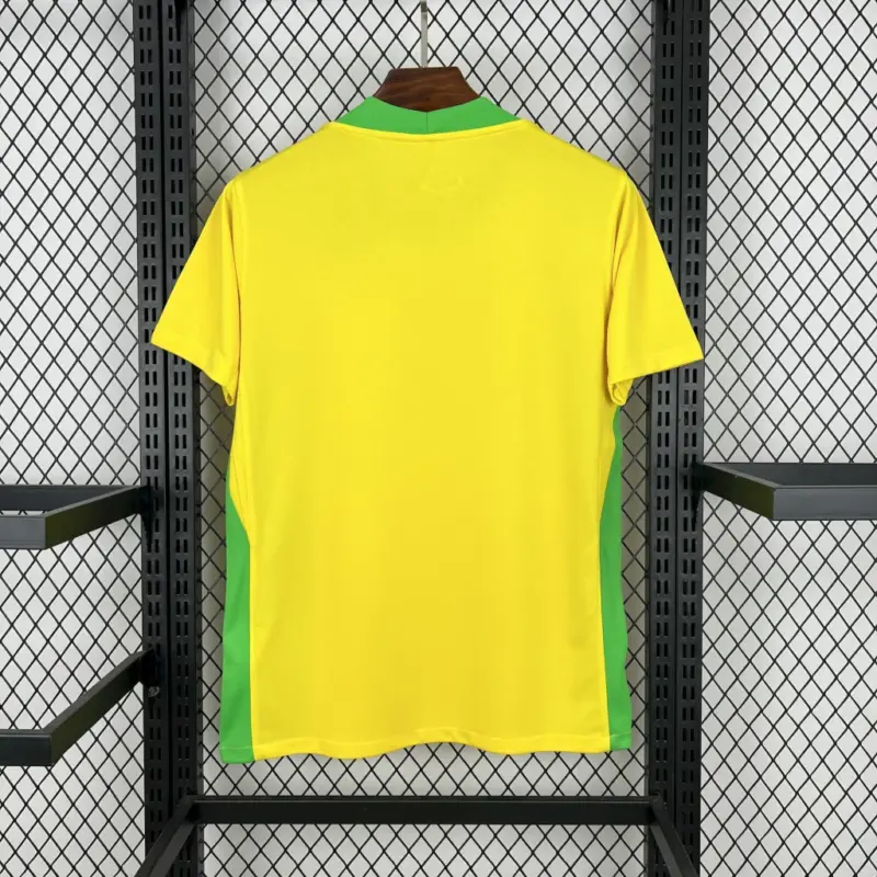 Camisa do Brasil Amarela Home Verso