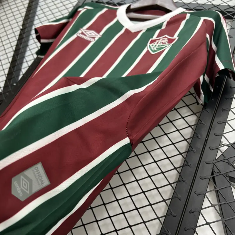 Camisa Fluminense Home Feminina Detalhes