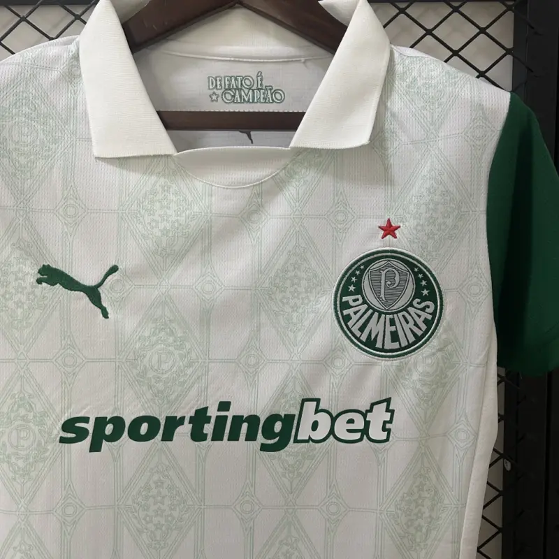 Camisa Palmeiras Away Feminina Detalhes