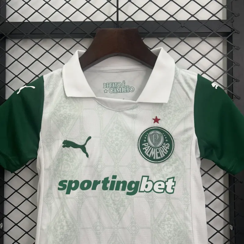 Kit Infantil Palmeiras Away Detalhes